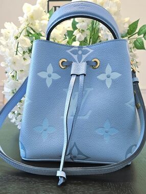 Louis Vuitton NeoNoe BB Summer Light Blue Monogram Bag